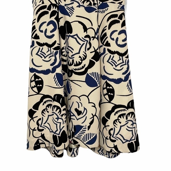 Anthro VanessaVirginia Ink Set Blooms Dress Size 4 - Picture 6 of 16